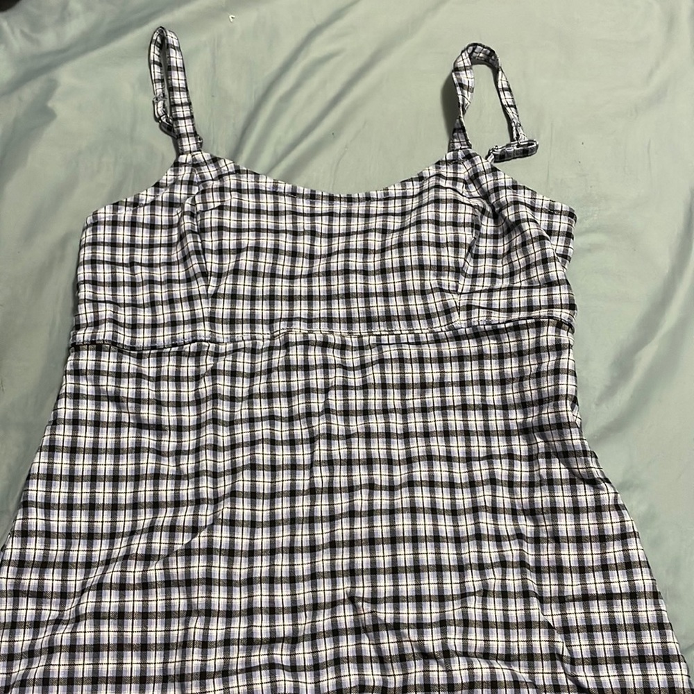Plaid Hollister mini dress